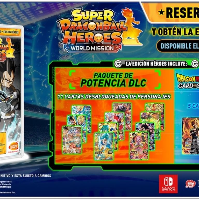 Super Dragon Ball Heroes: World Mission tendr una edicin especial llamada "Hroes"