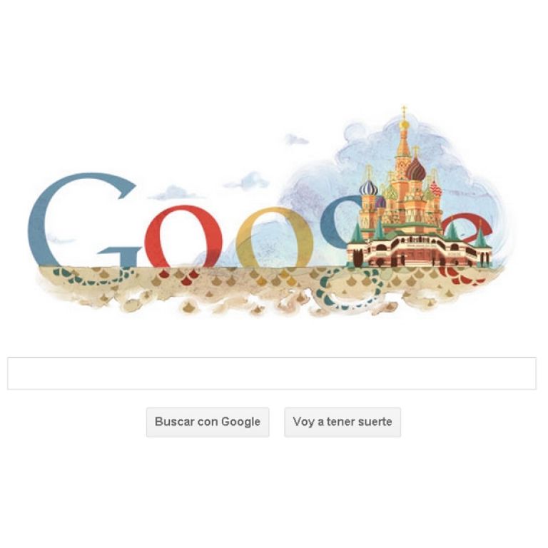 Google rinde homenaje a Rusia con su doodle de hoy