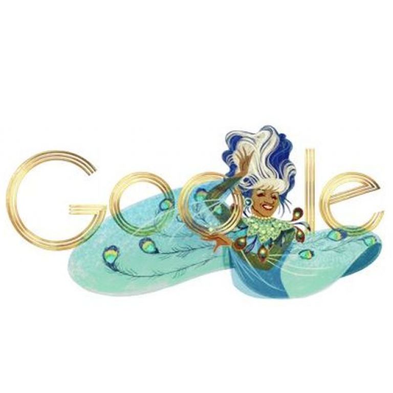 Celia Cruz en el doodle de Google