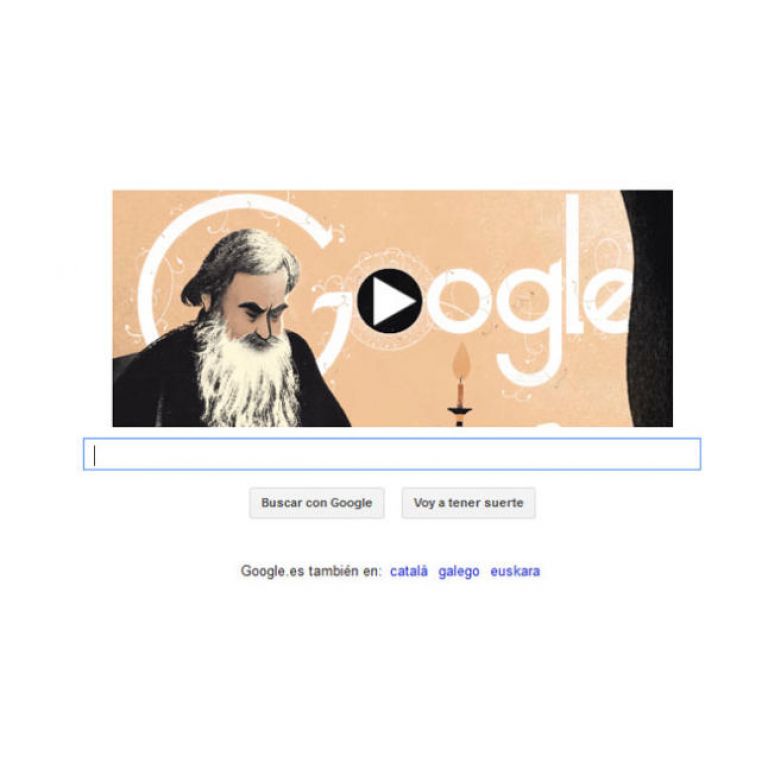 Google homenajea a Len Tolsti