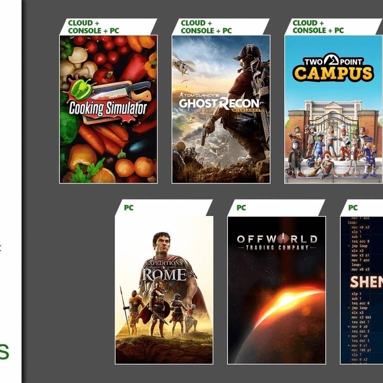 Xbox Game Pass present sus juegos de agosto: Cooking Simulator, Two Point Campus y ms